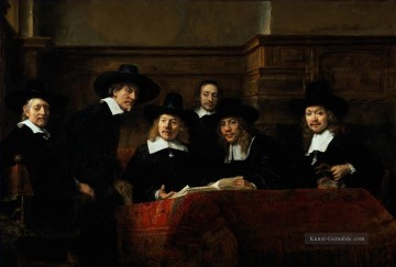  Rembrandt Malerei - Die Probenahme Beamten Rembrandt